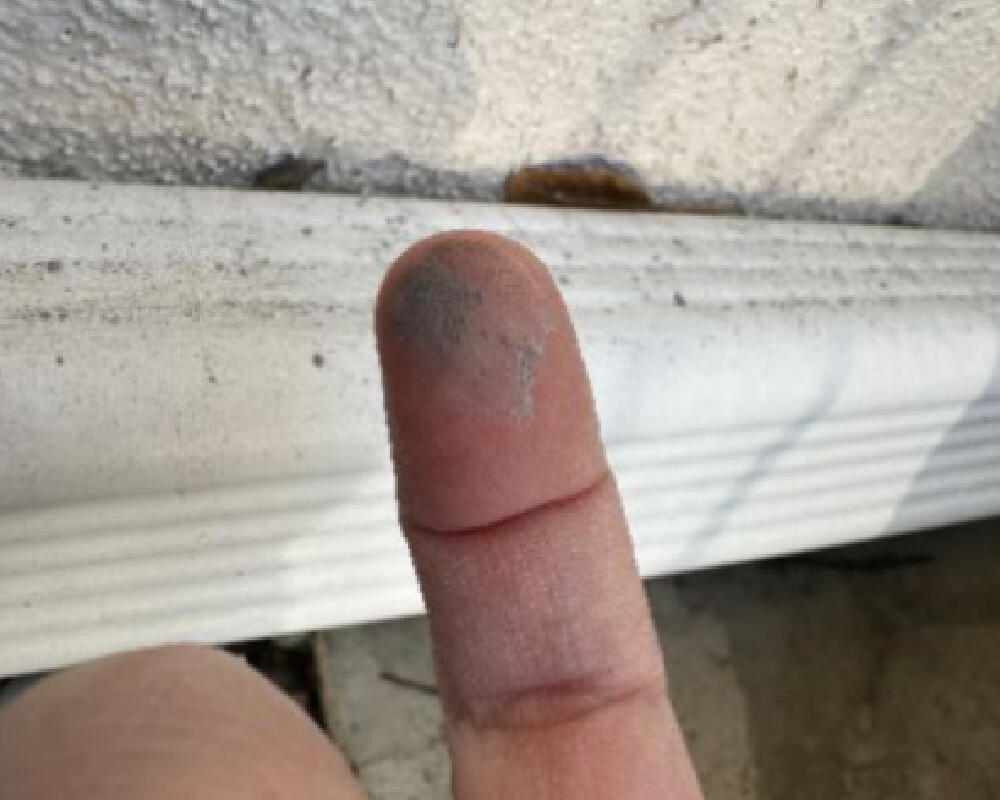 Gutter Ash Contamination